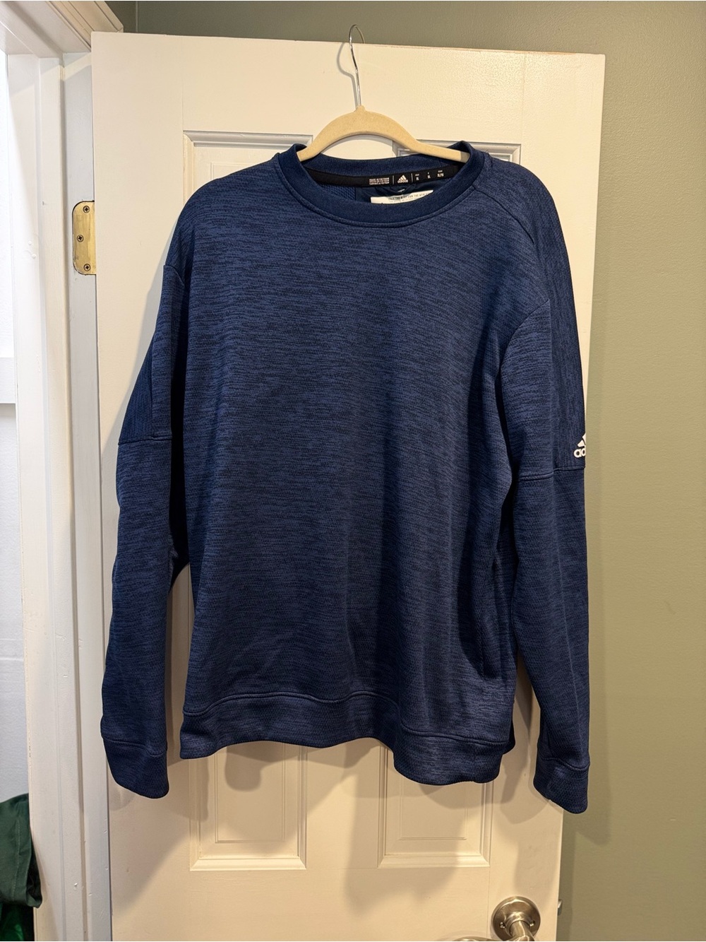 Adidas Navy Blue Crewneck Sweatshirt men’s XL athletic wear